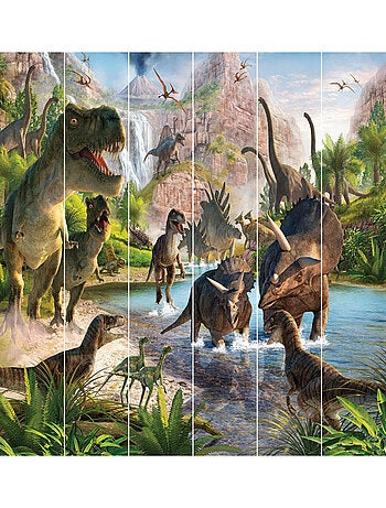 Papier peint mural Pays des dinosaures Walltastic 305X244 CM