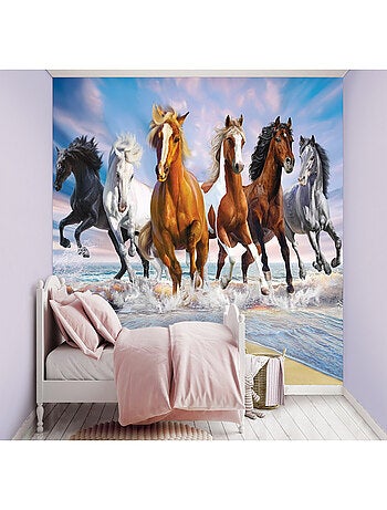 Papier peint mural Walltastic Chevaux Sauvages 305X244 CM
