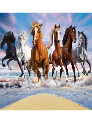Papier peint mural Walltastic Chevaux Sauvages 305X244 CM