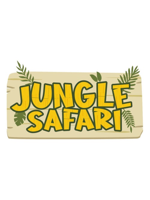 Papier peint mural Walltastic Jungle Safari 305x244 cm - Kiabi