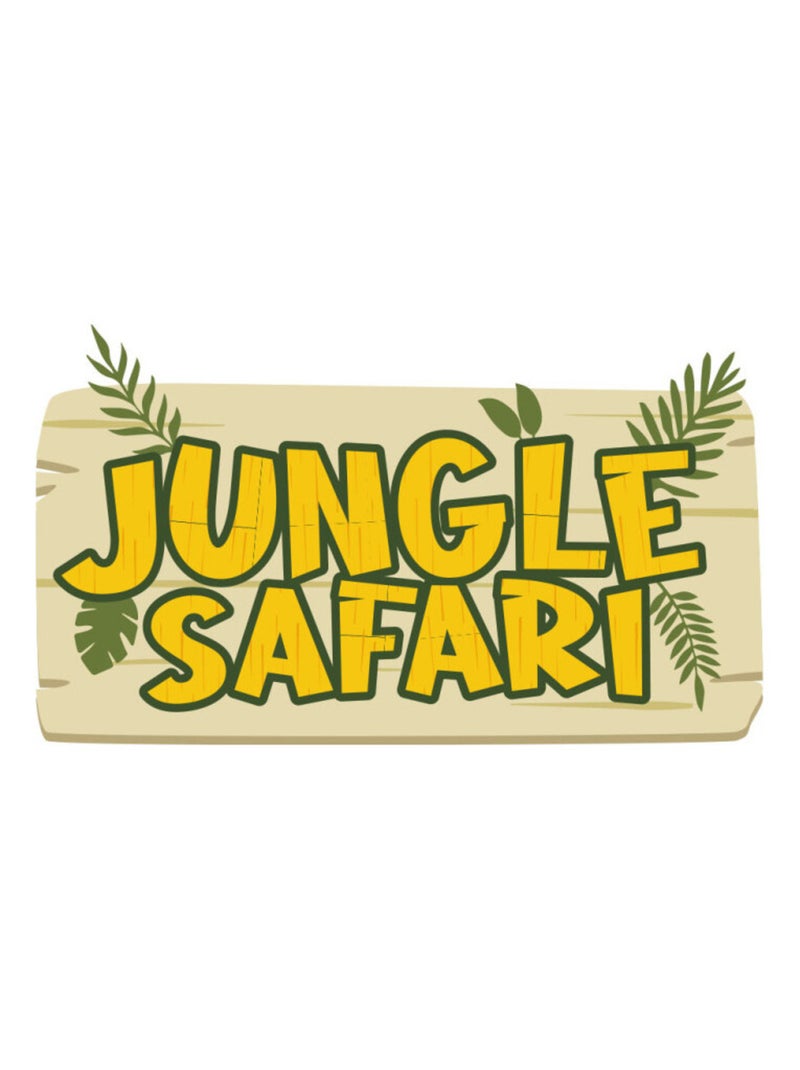 Papier peint mural Walltastic Jungle Safari 305x244 cm Multicolore - Kiabi