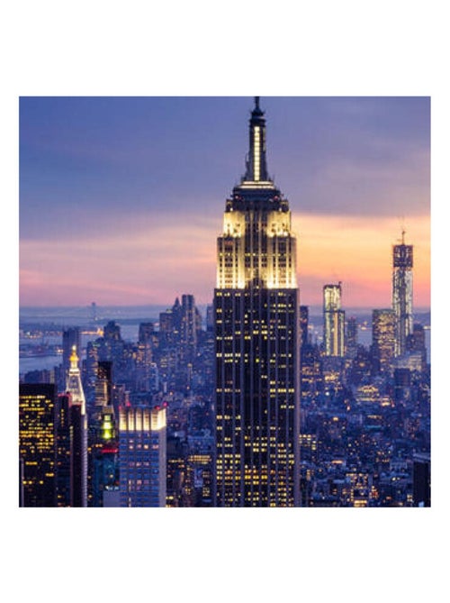 Papier Peint New York de nuit 360x270 cm - Kiabi