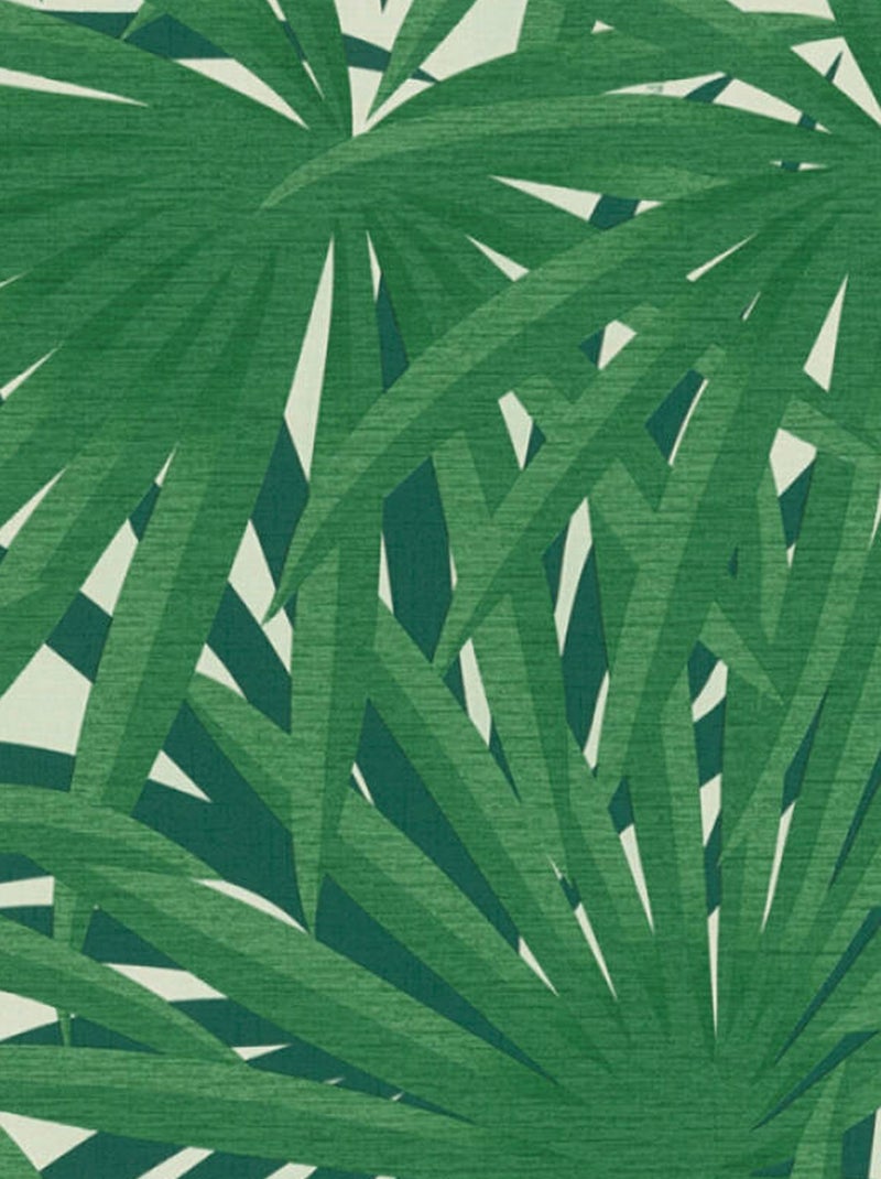 Papier peint palmeraie Vert - Kiabi