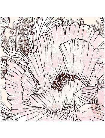 Papier peint panoramique - allegra - taille: 300 x 280 cm