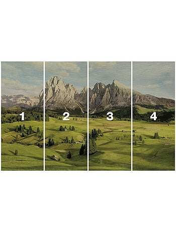 Papier peint panoramique - alpen - taille: 400 x 250 cm