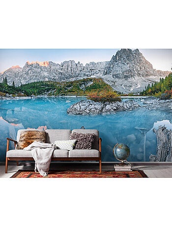 Papier peint panoramique - alpine treasure - taille: 400 x 250 cm