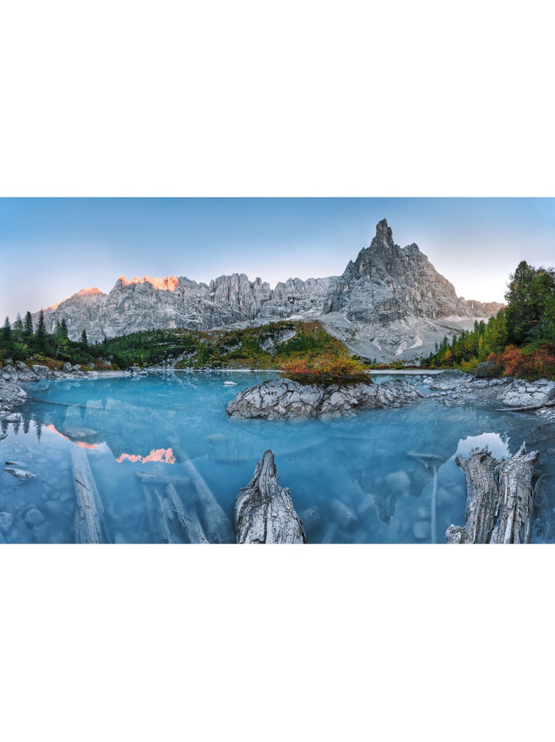 Papier peint panoramique - alpine treasure - taille: 400 x 250 cm Multicolore - Kiabi