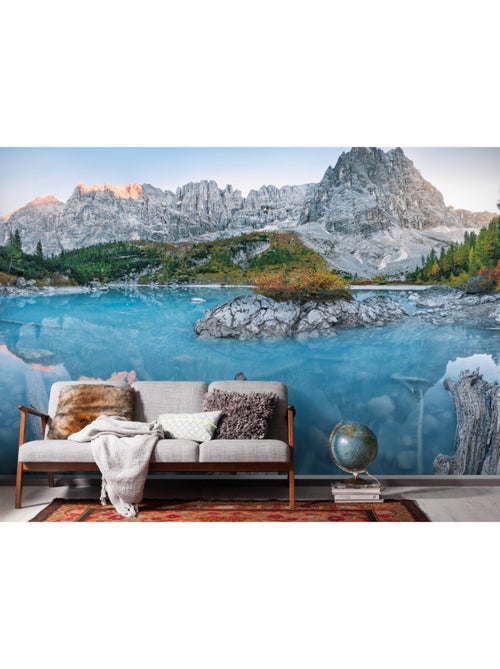 Papier peint panoramique - alpine treasure - taille: 400 x 250 cm - Kiabi Papier peint panoramique - alpine treasure - taille: 400 x 250 cm - Kiabi