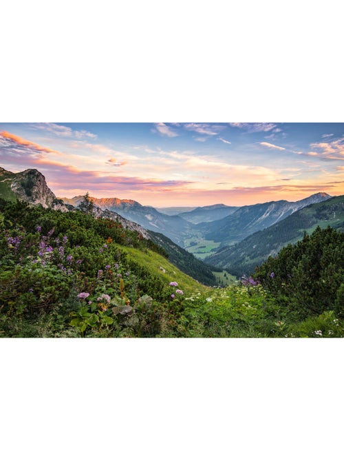 Papier peint panoramique - alps - taille: 400 x 250 cm - Kiabi