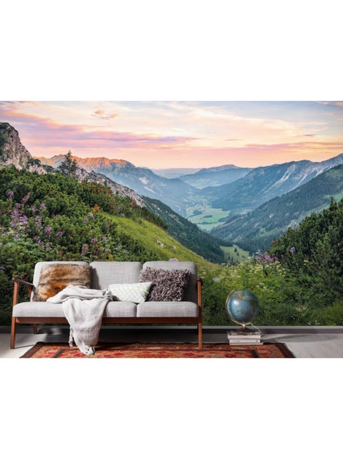 Papier peint panoramique - alps - taille: 400 x 250 cm - Kiabi