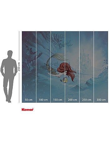 Papier peint panoramique - ariel under the sea - taille: 300 x 250 cm