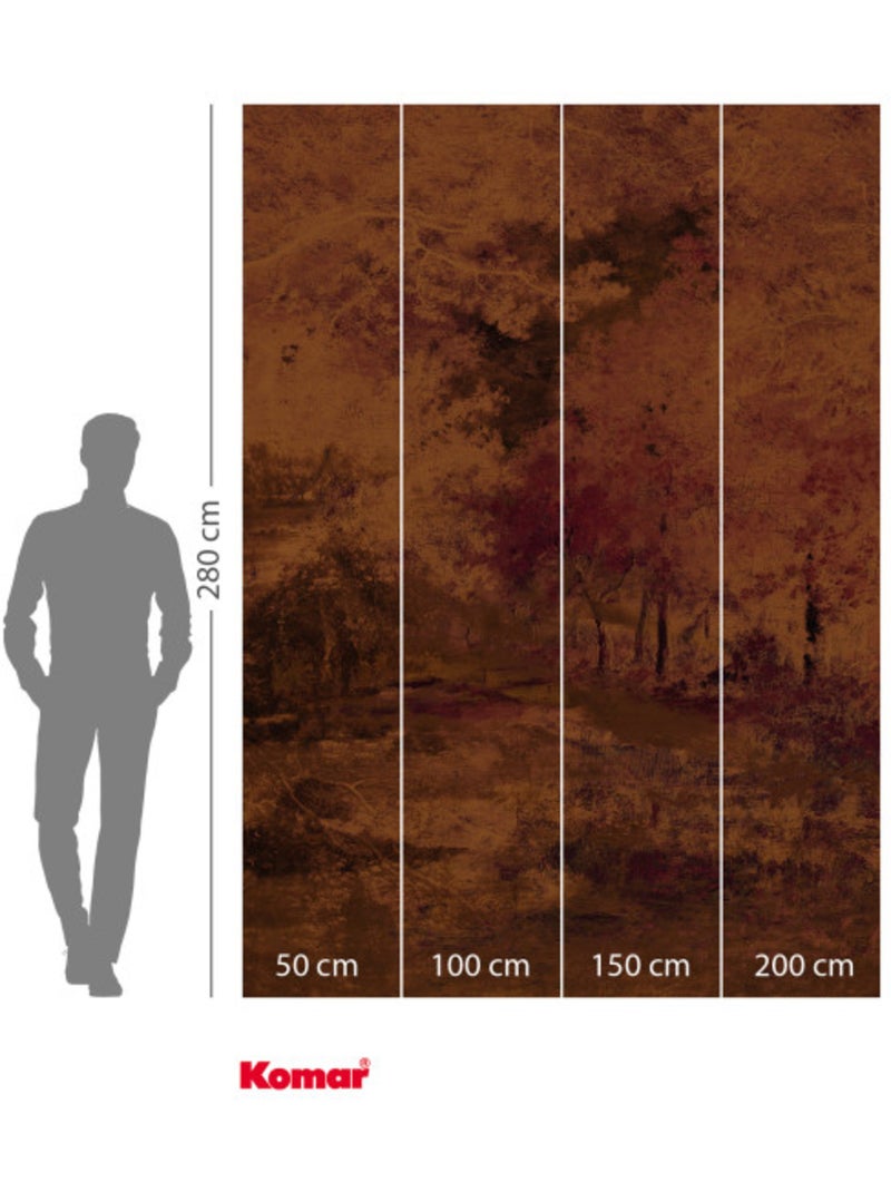Papier peint panoramique - autumna - taille: 200 x 280 cm Multicolore - Kiabi