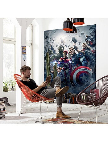 Papier peint panoramique - avengers-age-of-ultron-movie-poster - taille: 184 x 254 cm
