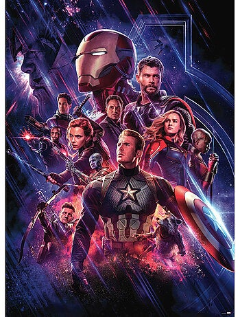 Papier peint panoramique - avengers-endgame-movie-poster - taille: 184 x 254 cm
