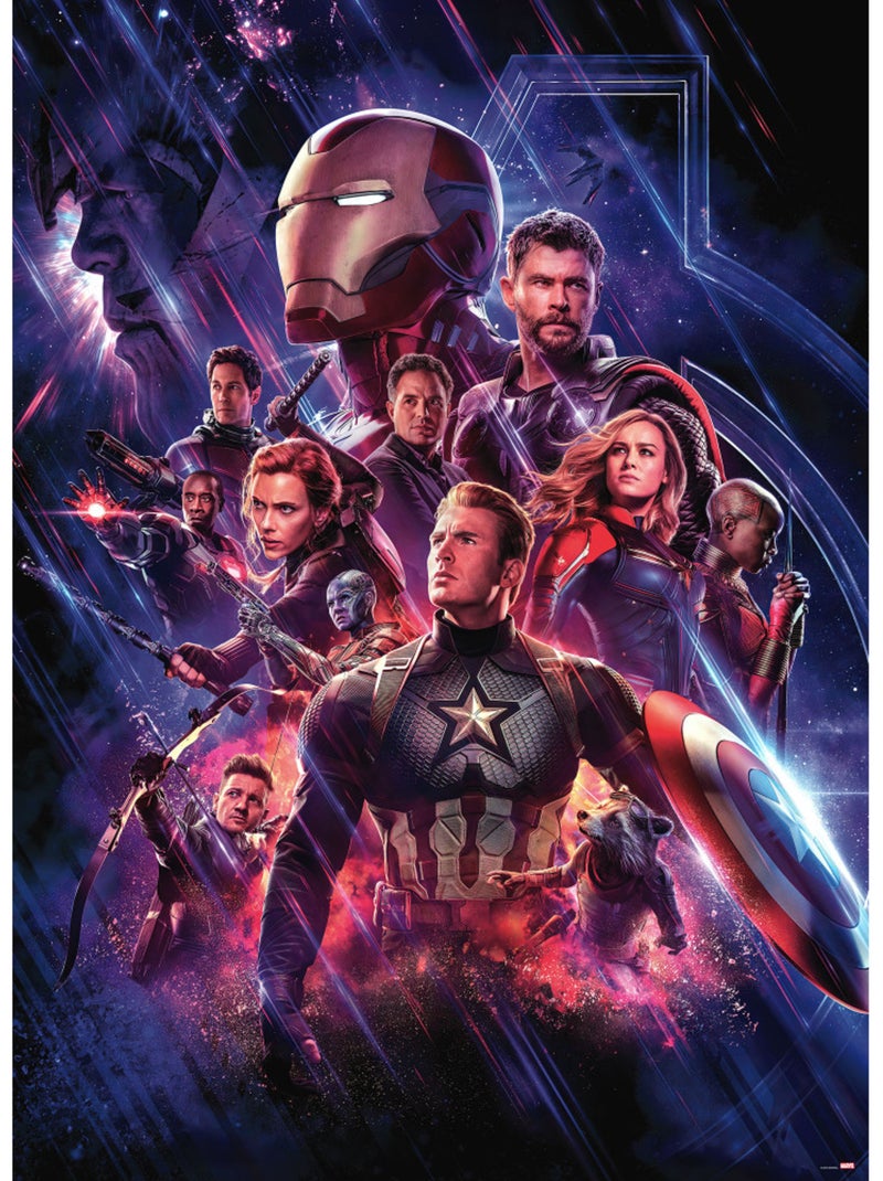 Papier peint panoramique - avengers-endgame-movie-poster - taille: 184 x 254 cm Multicolore - Kiabi