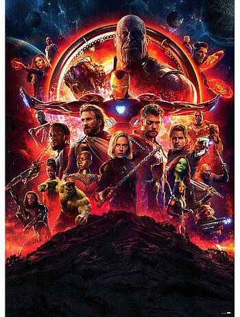 Papier peint panoramique - avengers-infinity-war-movie-poster - taille: 184 x 254 cm
