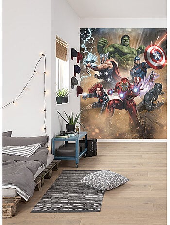 Papier peint panoramique - avengers superpower - taille: 200 x 250 cm