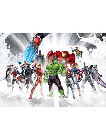 Papier peint panoramique - avengers unite - taille: 368 x 254 cm