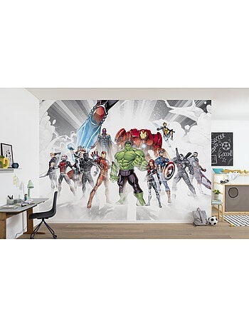 Papier peint panoramique - avengers unite - taille: 368 x 254 cm