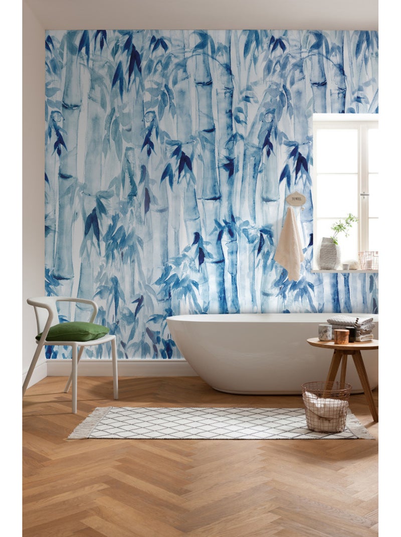 Papier peint panoramique - Bamboos - Taille: 300 x 280 cm Multicolore - Kiabi