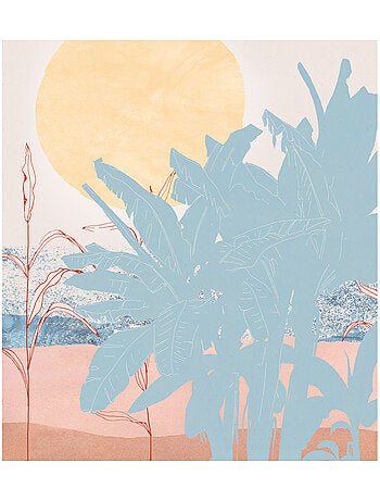 Papier peint panoramique - banana leaves - taille: 250 x 280 cm