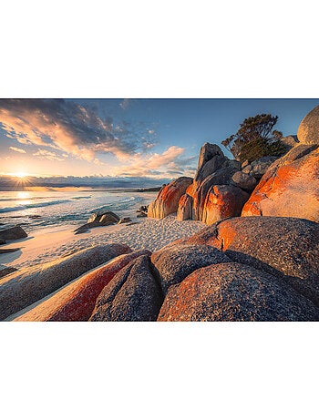 Papier peint panoramique - bay of fires - taille: 400 x 280 cm