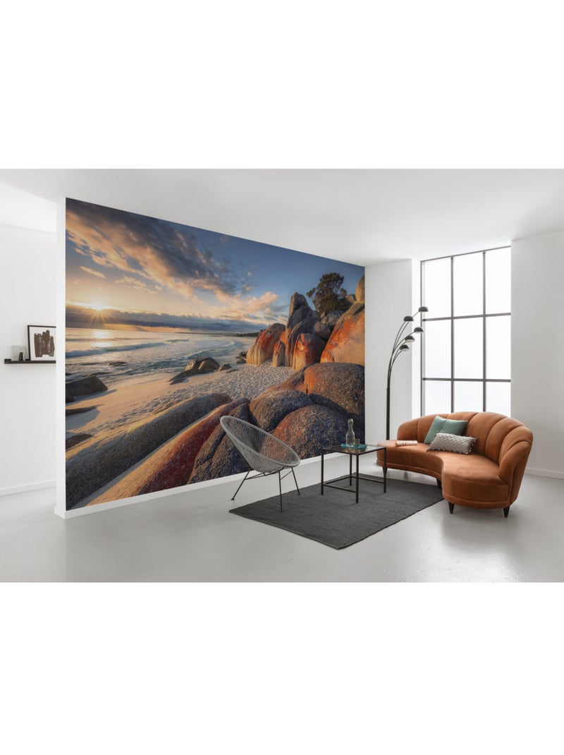 Papier peint panoramique - bay of fires - taille: 400 x 280 cm Multicolore - Kiabi