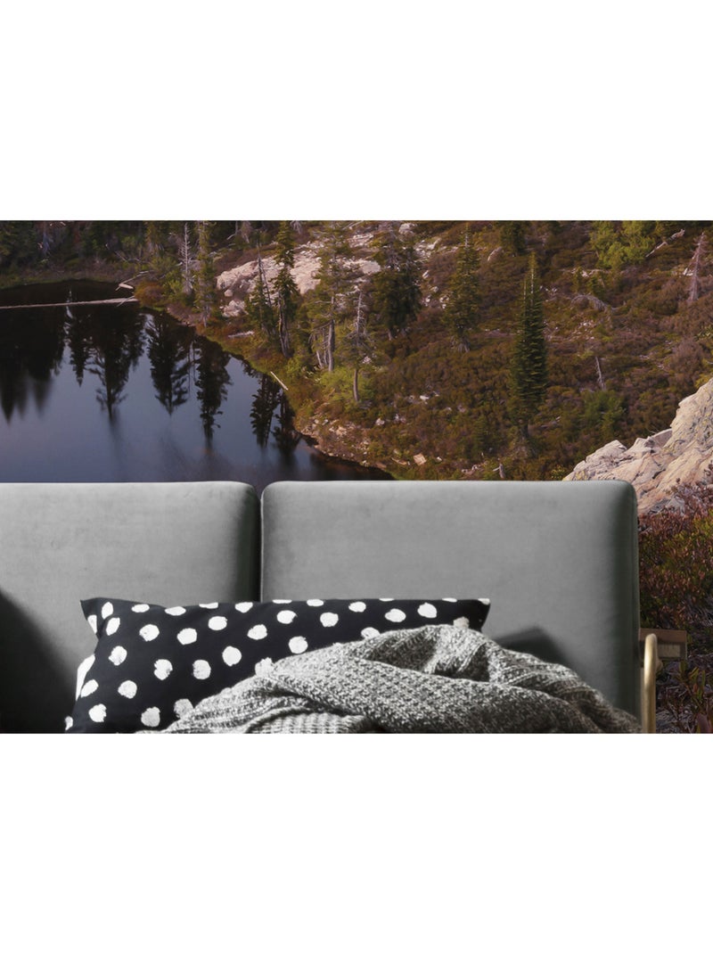 Papier peint panoramique - between the light - taille: 450 x 280 cm Multicolore - Kiabi