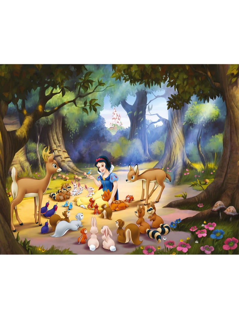 Papier peint panoramique - blanche neige - taille: 200 x 250 cm Multicolore - Kiabi