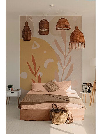 Papier peint panoramique - bohemia scandi - taille: 200 x 280 cm