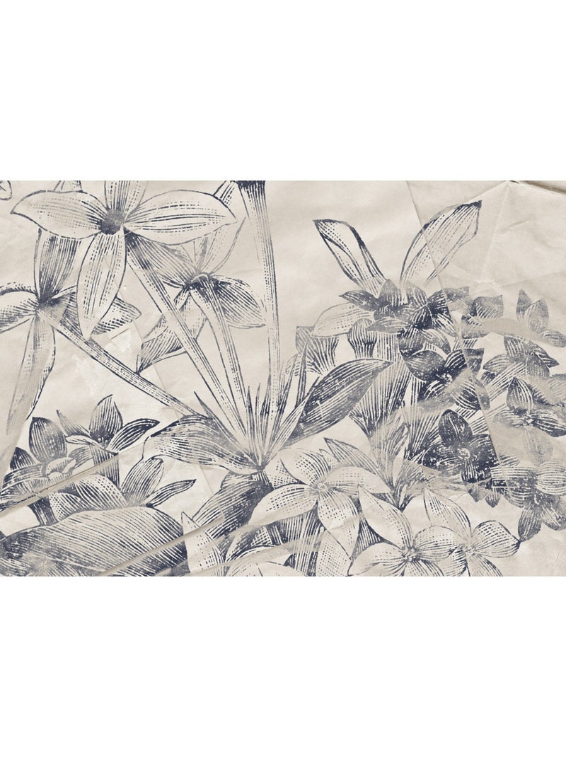 Papier peint panoramique - botanical papers - taille: 300 x 280 cm Multicolore - Kiabi