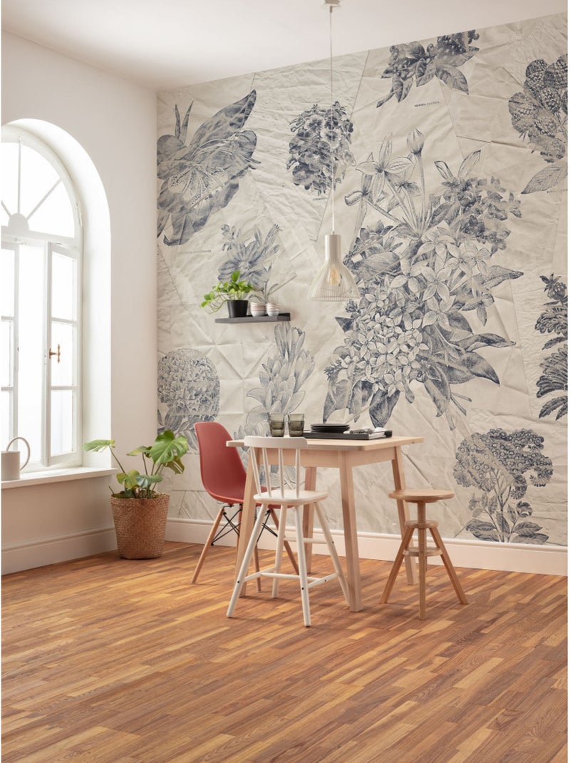 Papier peint panoramique - botanical papers - taille: 400 x 280 cm Multicolore - Kiabi