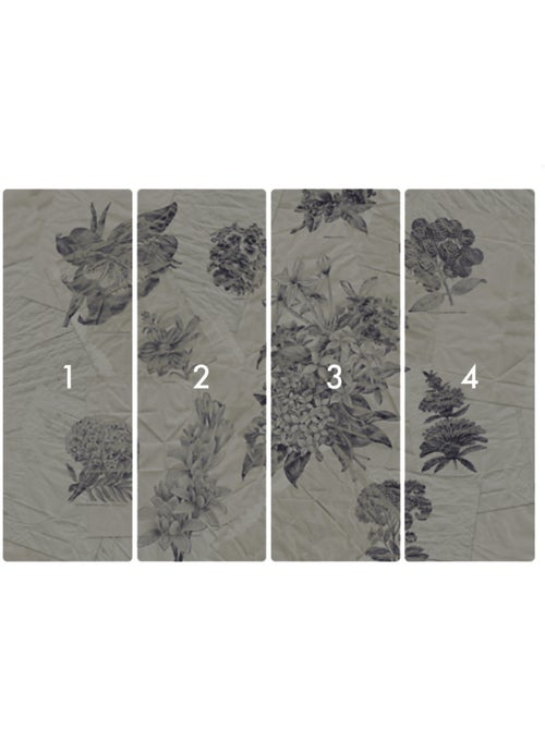 Papier peint panoramique - botanical papers - taille: 400 x 280 cm - Kiabi