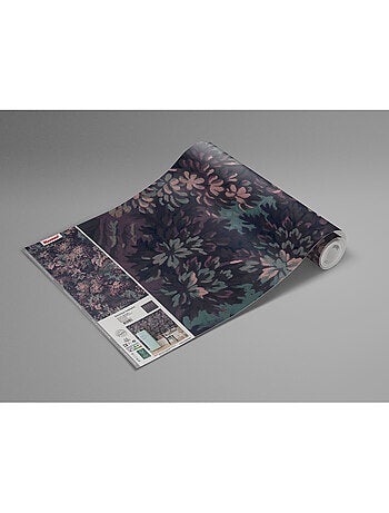 Papier peint panoramique - botanique aubergine - taille: 300 x 280 cm