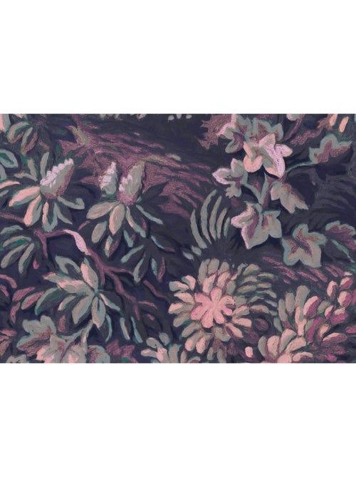 Papier peint panoramique - botanique aubergine - taille: 300 x 280 cm - Kiabi Papier peint panoramique - botanique aubergine - taille: 300 x 280 cm - Kiabi