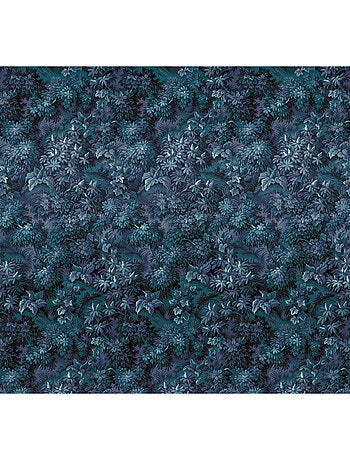 Papier peint panoramique - botanique bleu - taille: 300 x 280 cm