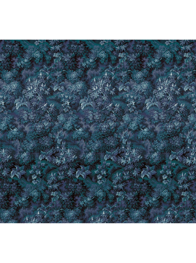 Papier peint panoramique - botanique bleu - taille: 300 x 280 cm Multicolore - Kiabi