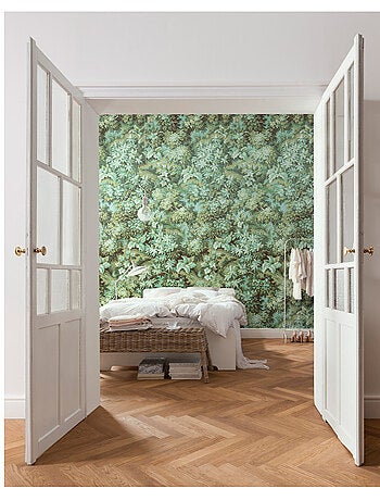 Papier peint panoramique - botanique vert - taille: 300 x 280 cm