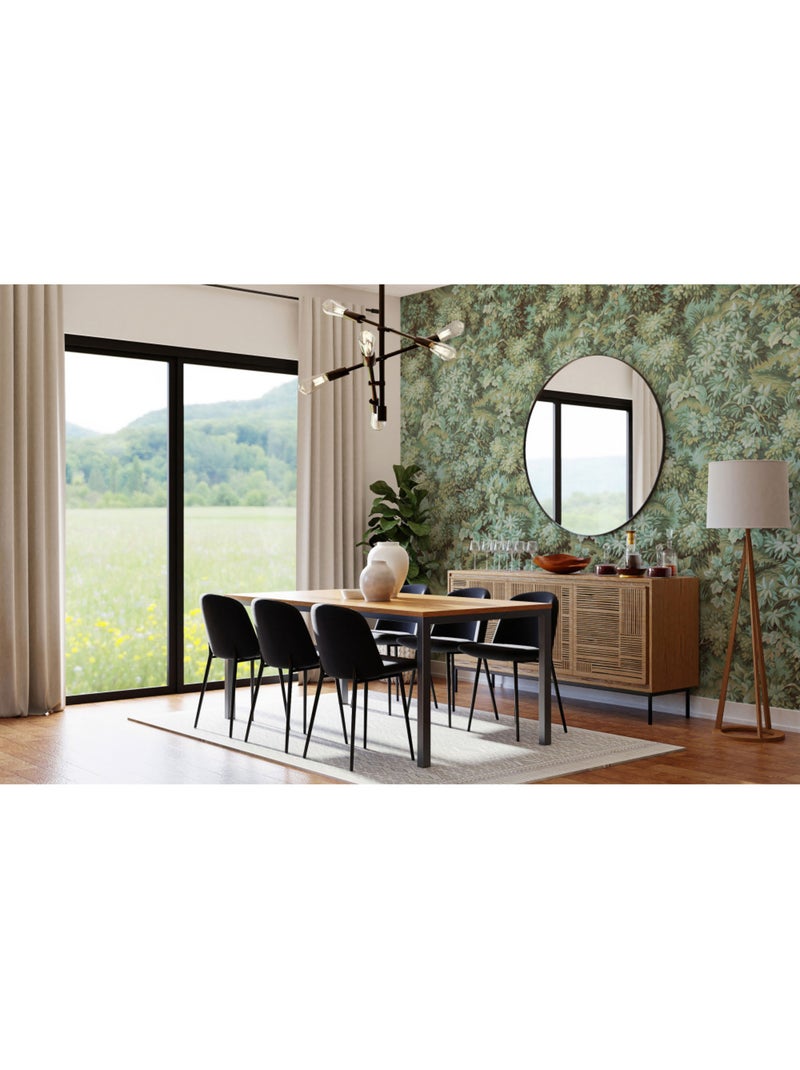 Papier peint panoramique - botanique vert - taille: 300 x 280 cm Multicolore - Kiabi