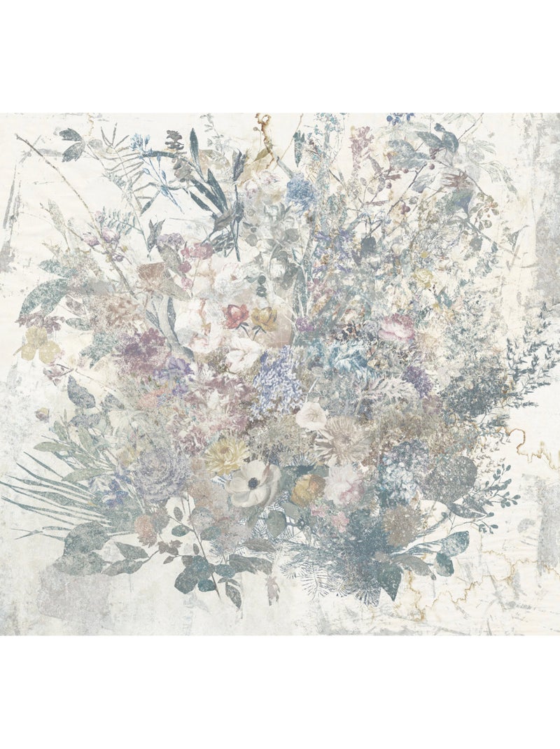 Papier peint panoramique - bouquet blowout - taille: 300 x 280 cm Multicolore - Kiabi