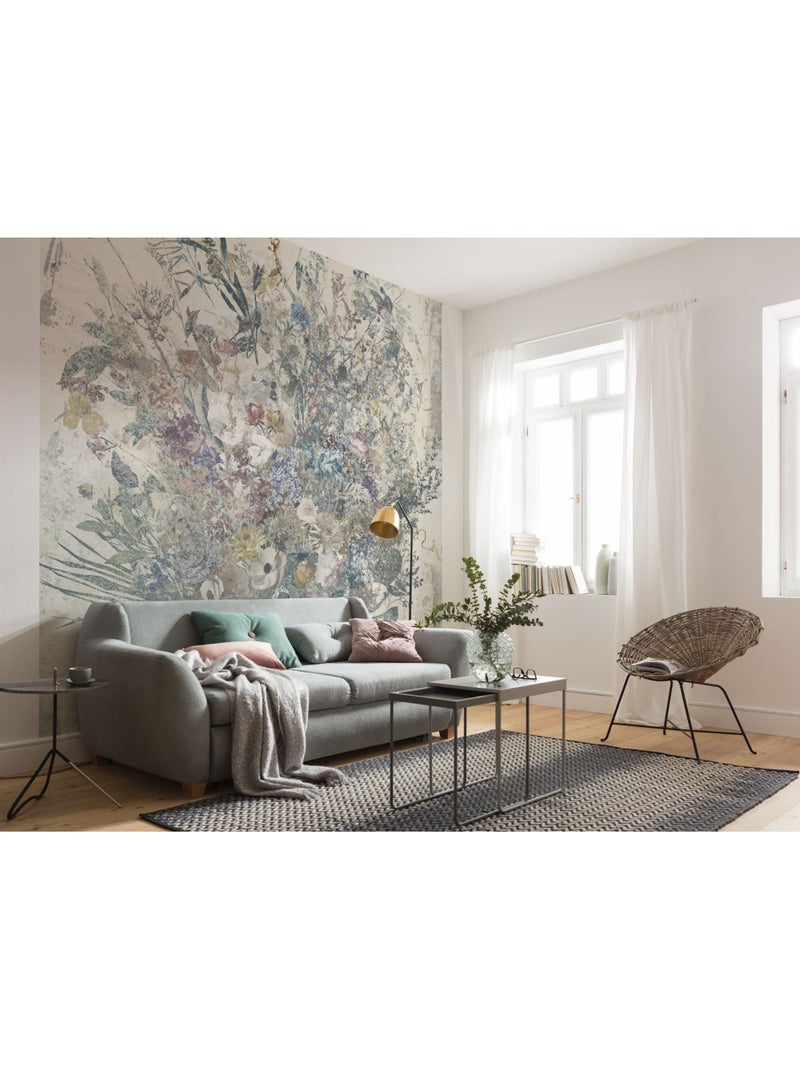 Papier peint panoramique - bouquet blowout - taille: 300 x 280 cm Multicolore - Kiabi