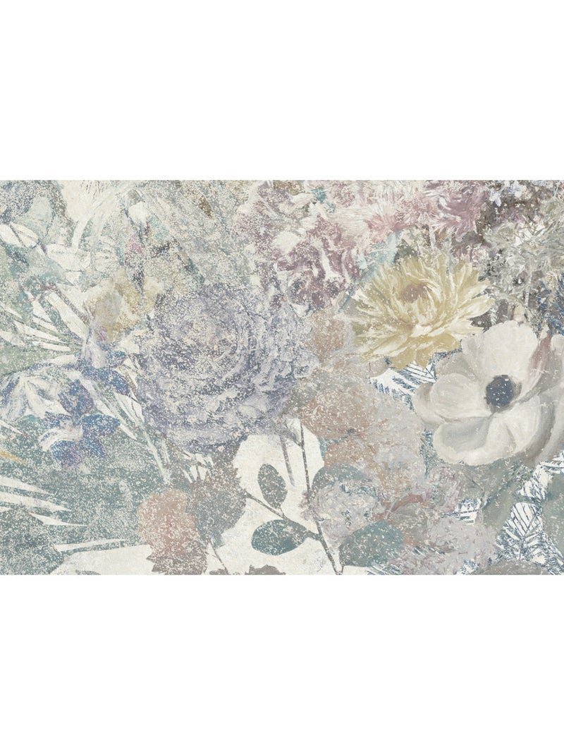 Papier peint panoramique - bouquet blowout - taille: 300 x 280 cm Multicolore - Kiabi