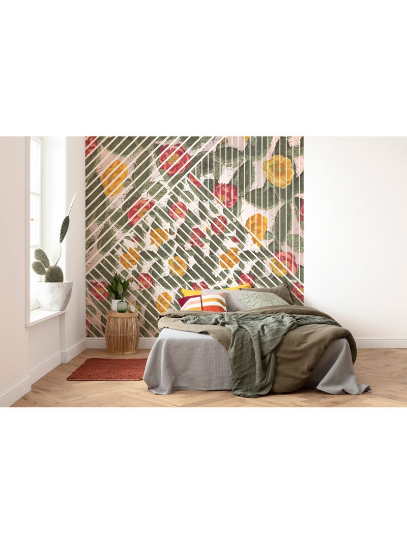 Papier peint panoramique - cactus - taille: 300 x 280 cm Multicolore - Kiabi