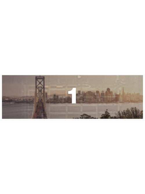 Papier peint panoramique - california dreaming - taille: 300 x 100 cm - Kiabi