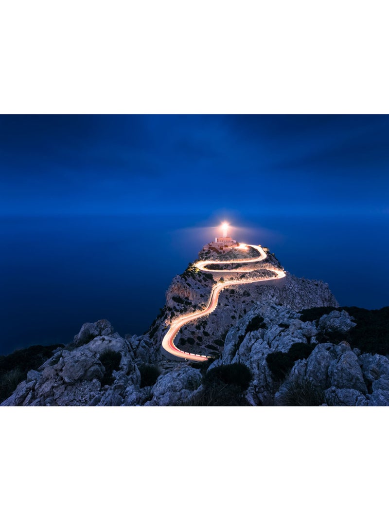 Papier peint panoramique - cap formentor - taille: 200 x 150 cm Multicolore - Kiabi