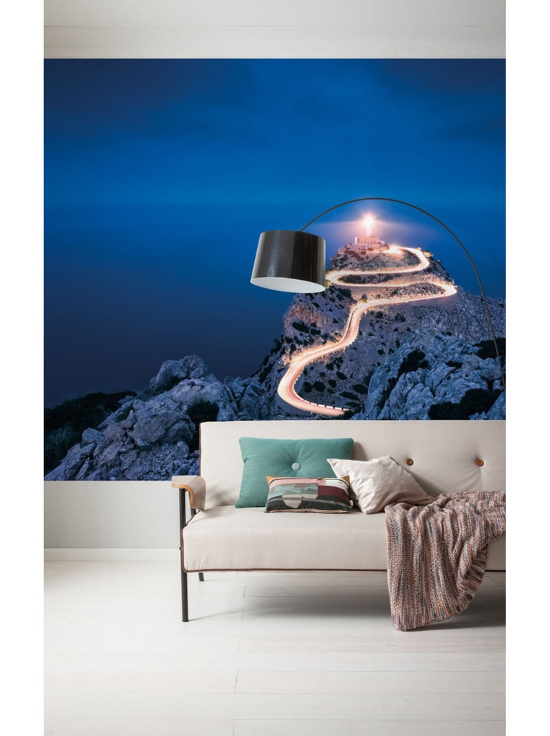 Papier peint panoramique - cap formentor - taille: 200 x 150 cm Multicolore - Kiabi