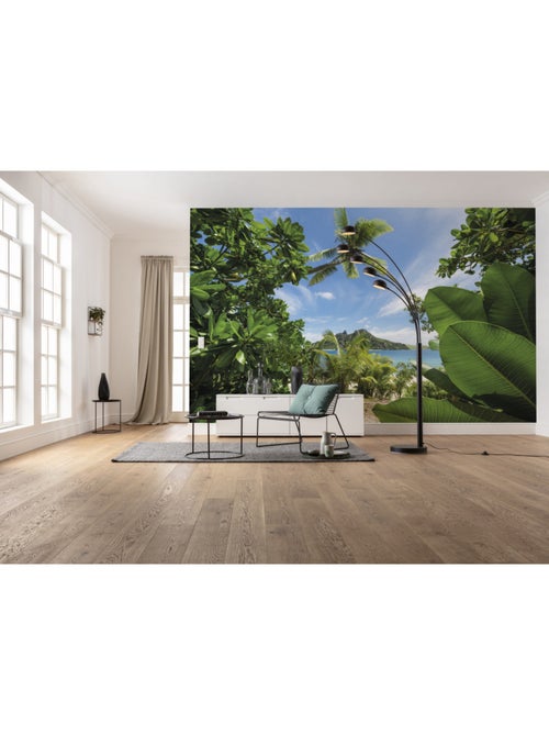 Papier peint panoramique - cast away jungle - taille: 450 x 280 cm - Kiabi