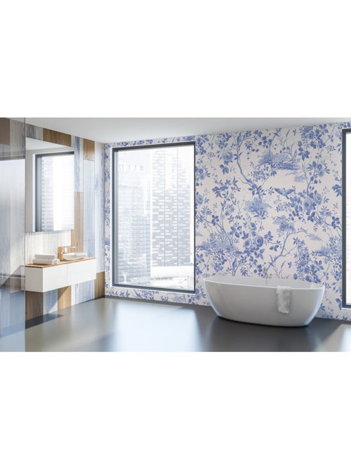 Papier peint panoramique - charming bloom - taille: 300 x 280 cm - Kiabi