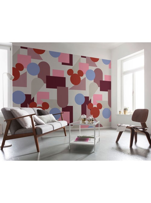 Papier peint panoramique - Colourful Mickey - Taille: 400 x 250 cm - Kiabi