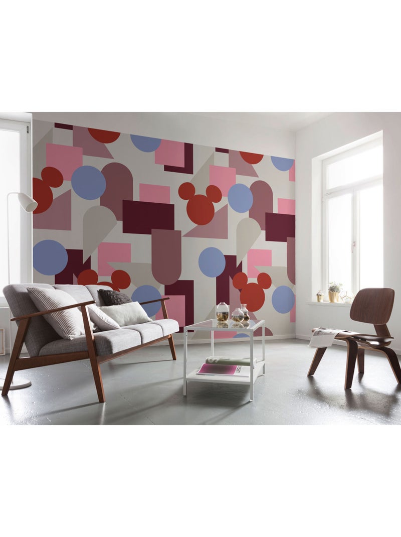 Papier peint panoramique - Colourful Mickey - Taille: 400 x 250 cm Multicolore - Kiabi